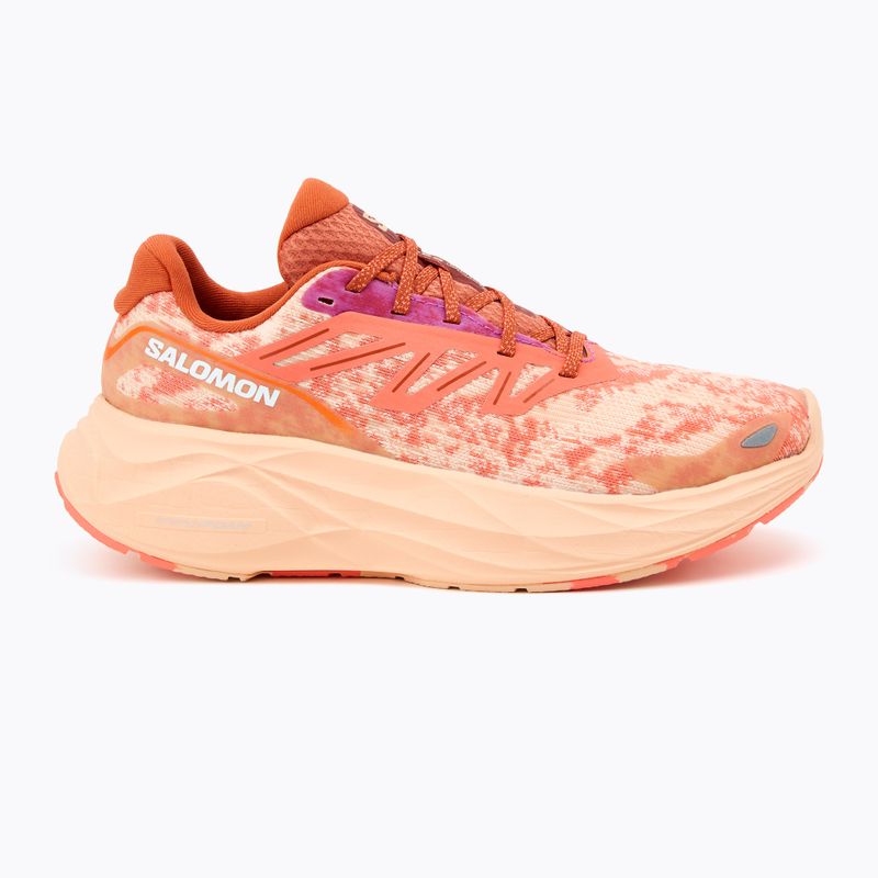 Salomon Aero Glide 2 Damen Laufschuhe spice route/peach quartz/fresh salmon 2