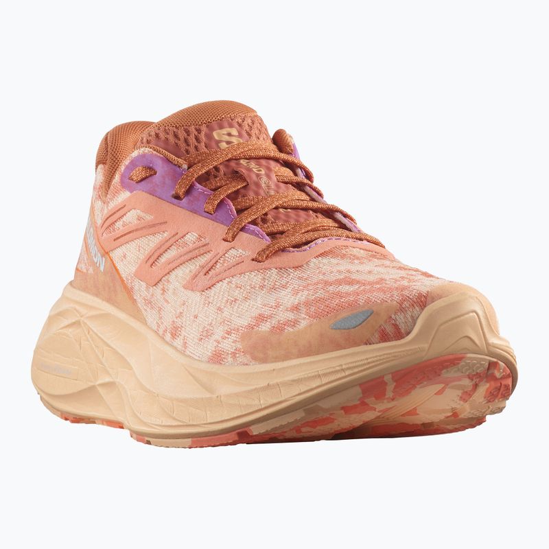 Salomon Aero Glide 2 Damen Laufschuhe spice route/peach quartz/fresh salmon 8