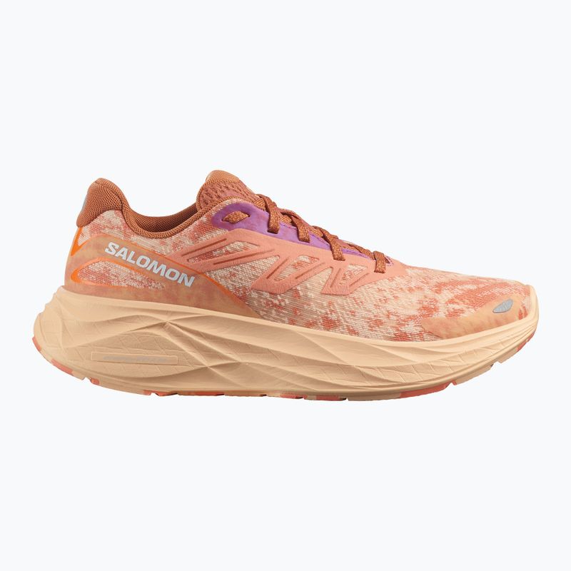 Salomon Aero Glide 2 Damen Laufschuhe spice route/peach quartz/fresh salmon 9