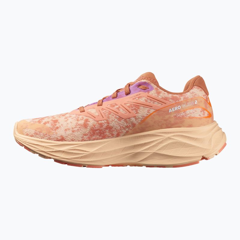 Salomon Aero Glide 2 Damen Laufschuhe spice route/peach quartz/fresh salmon 10