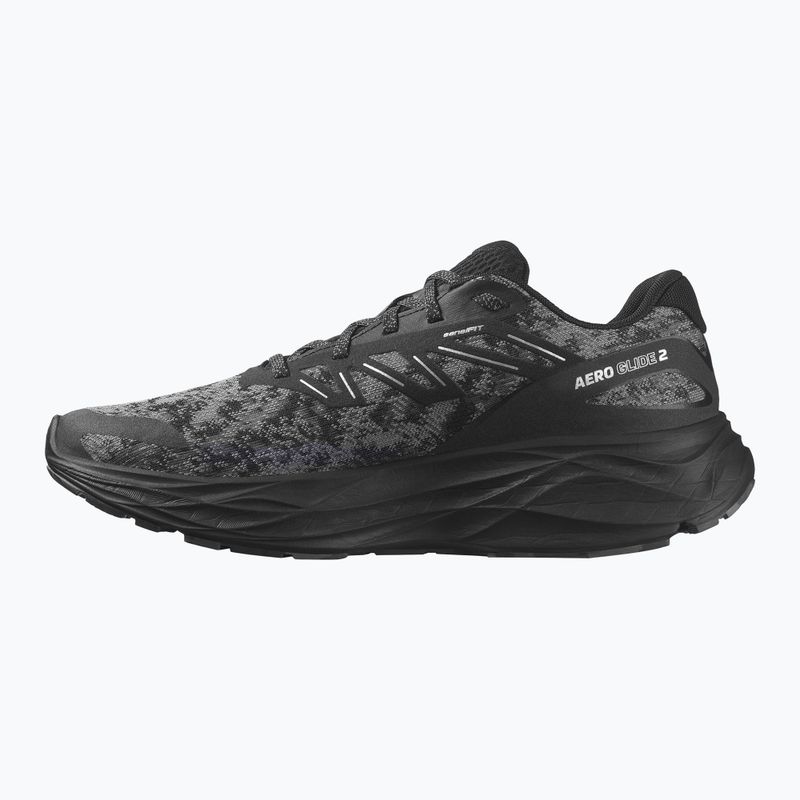 Herren Laufschuhe Salomon Aero Glide 2 schwarz/phantom/ghost grey 10