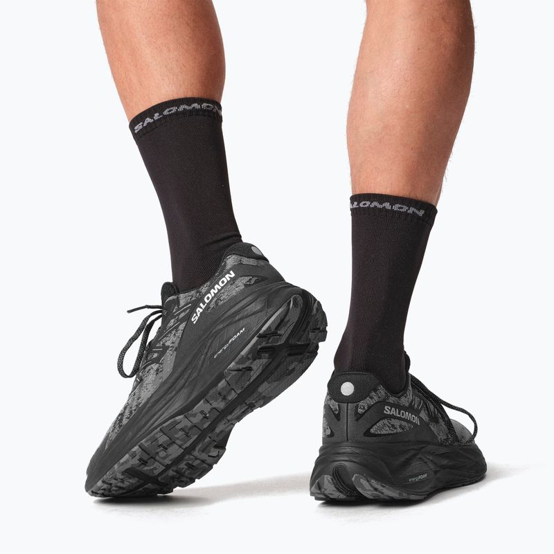 Herren Laufschuhe Salomon Aero Glide 2 schwarz/phantom/ghost grey 15