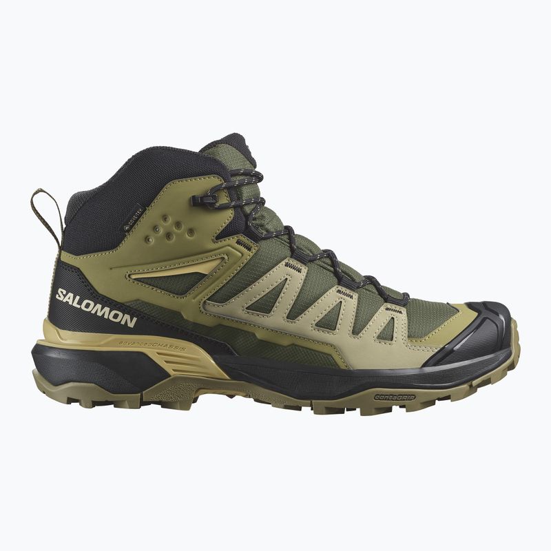 Schuhe Trekking Herren Salomon X Ultra 360 MID GTX olive night/slate green/southern moss 9