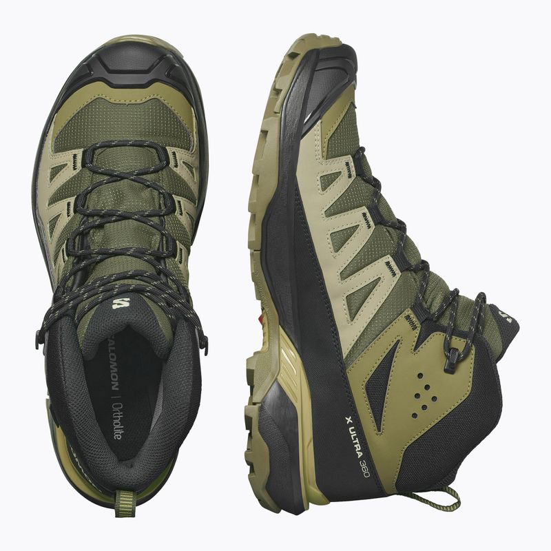 Schuhe Trekking Herren Salomon X Ultra 360 MID GTX olive night/slate green/southern moss 13