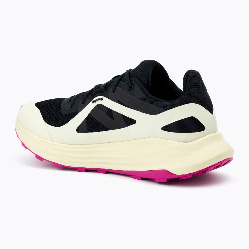 Salomon Ultra Flow Damen Laufschuhe schwarz/transparent gelb/rosa violett 3