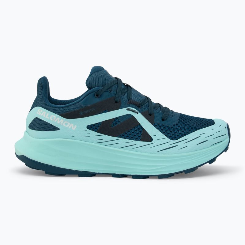 Laufschuhe Damen Salomon Ultra Flow GTX deep dive/tanager turquoise/carbon 2