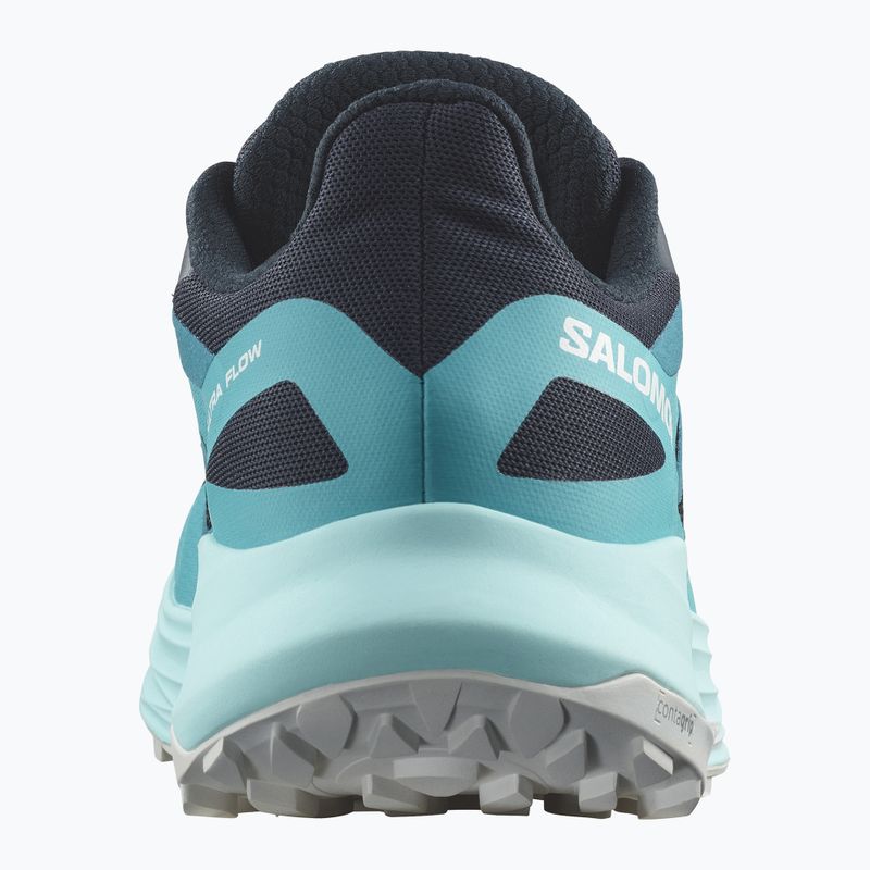 Salomon Ultra Flow Damen Laufschuhe carbon/peacock blau/weiß 11