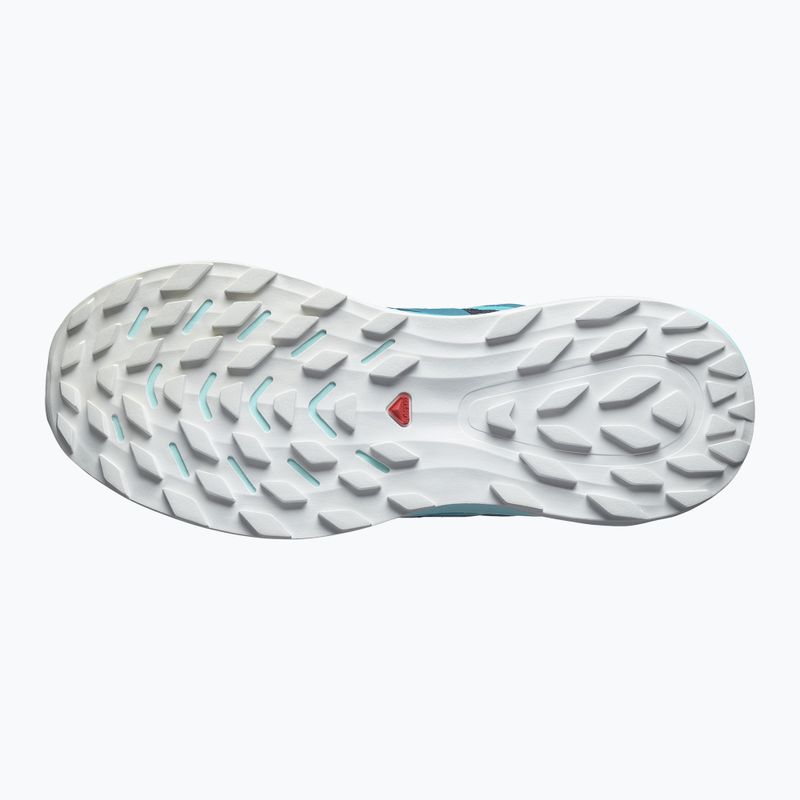 Salomon Ultra Flow Damen Laufschuhe carbon/peacock blau/weiß 12