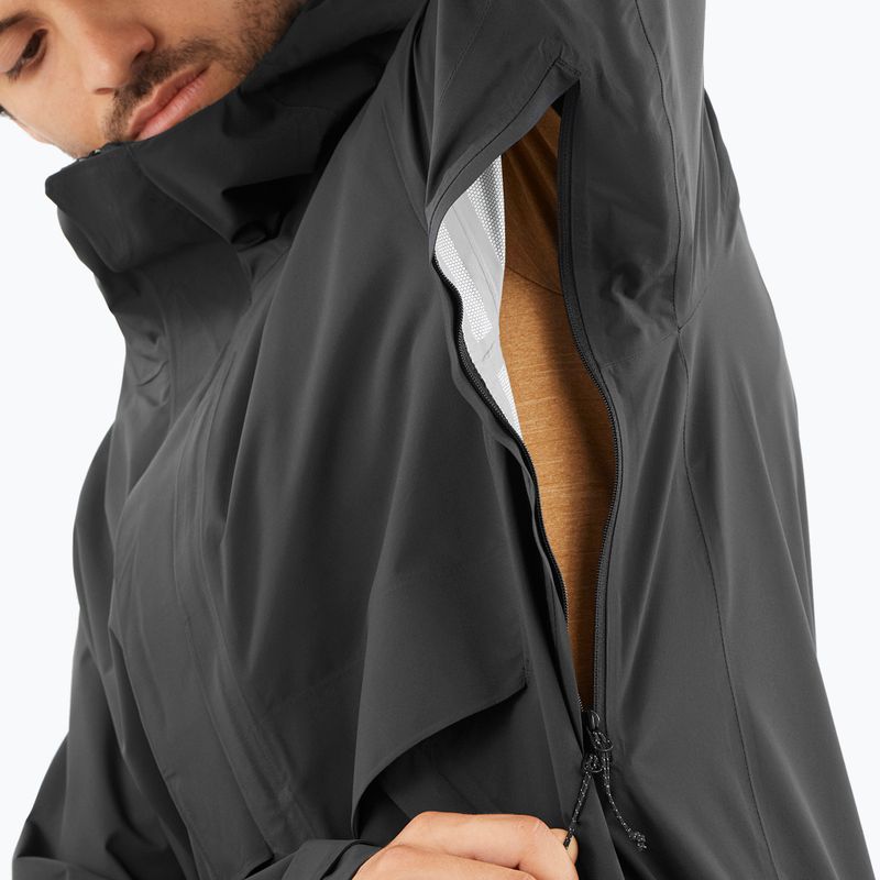 Herren-Regenjacke Salomon Outerpath Pro 2.5 l deep black 6