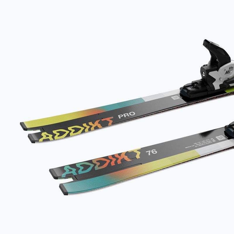 Abfahrtski Salomon Addikt Pro 76 + Schnürung MI12 GW white/black/capri breeze 6