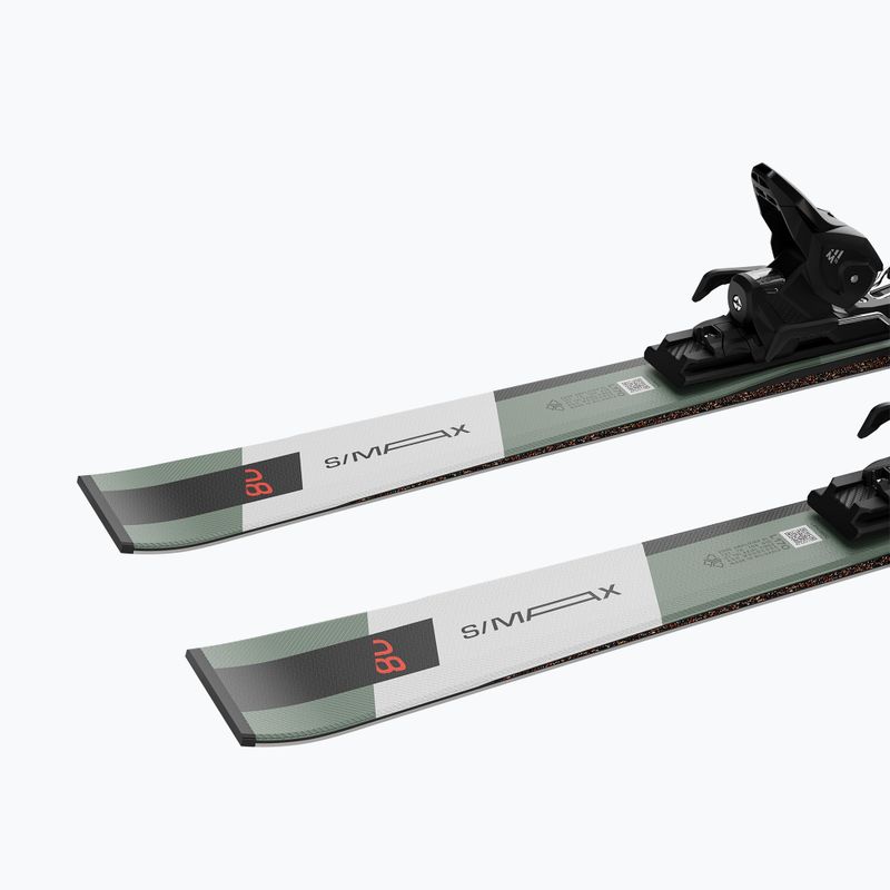 Abfahrtski Salomon S/Max 8 + Schnürung M10 GW oil green/black/white 6