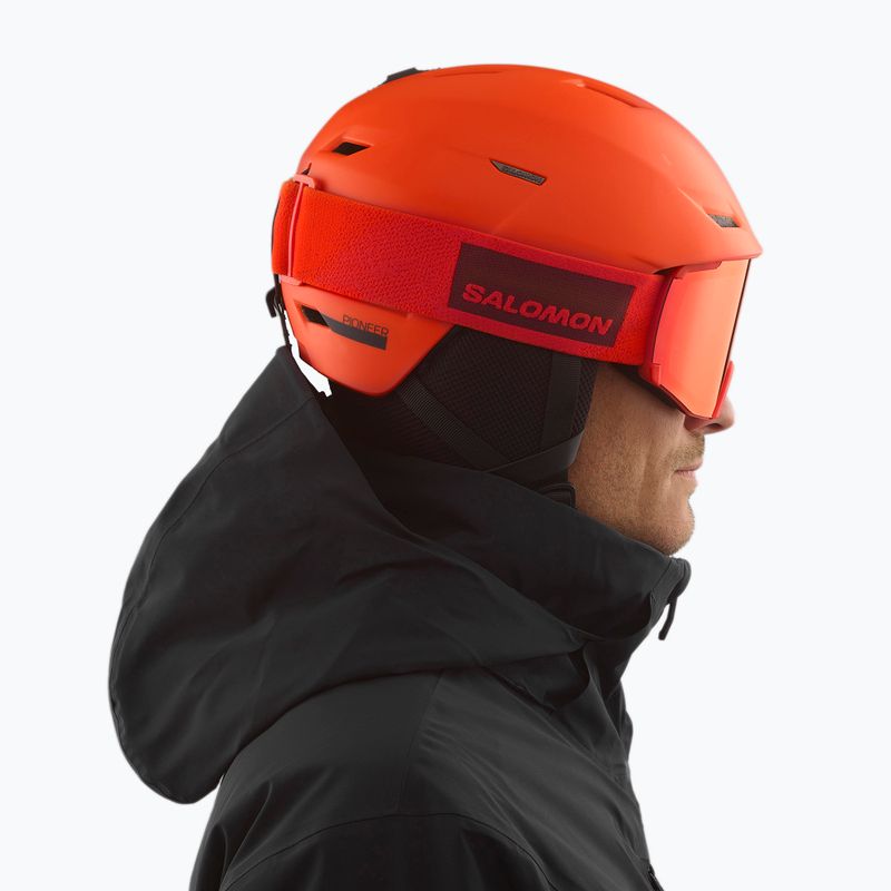 Skihelm Salomon Pioneer LT cherry tomato 6