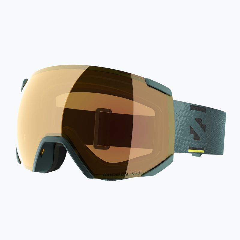 Skibrille Salomon Radium Photo ML north atlantic/red