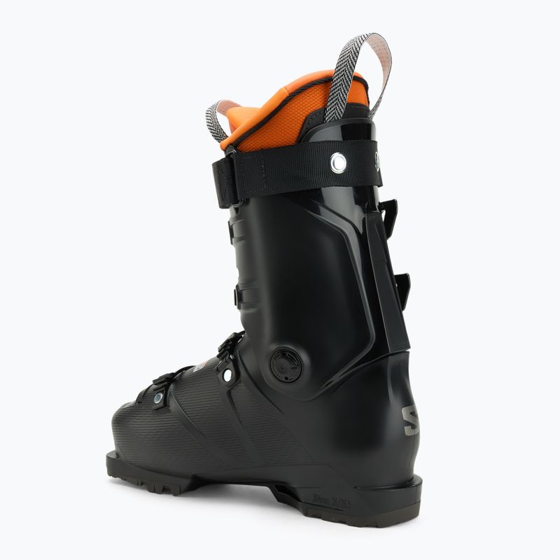 Herren-Skischuhe Salomon S/Pro Alpha 100 GW black/dark grey metallic/orange tiger 2