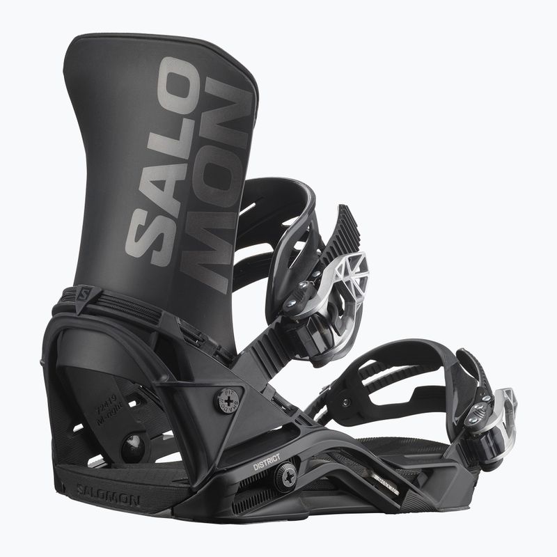 Herren Snowboardbindungen Salomon District schwarz 2