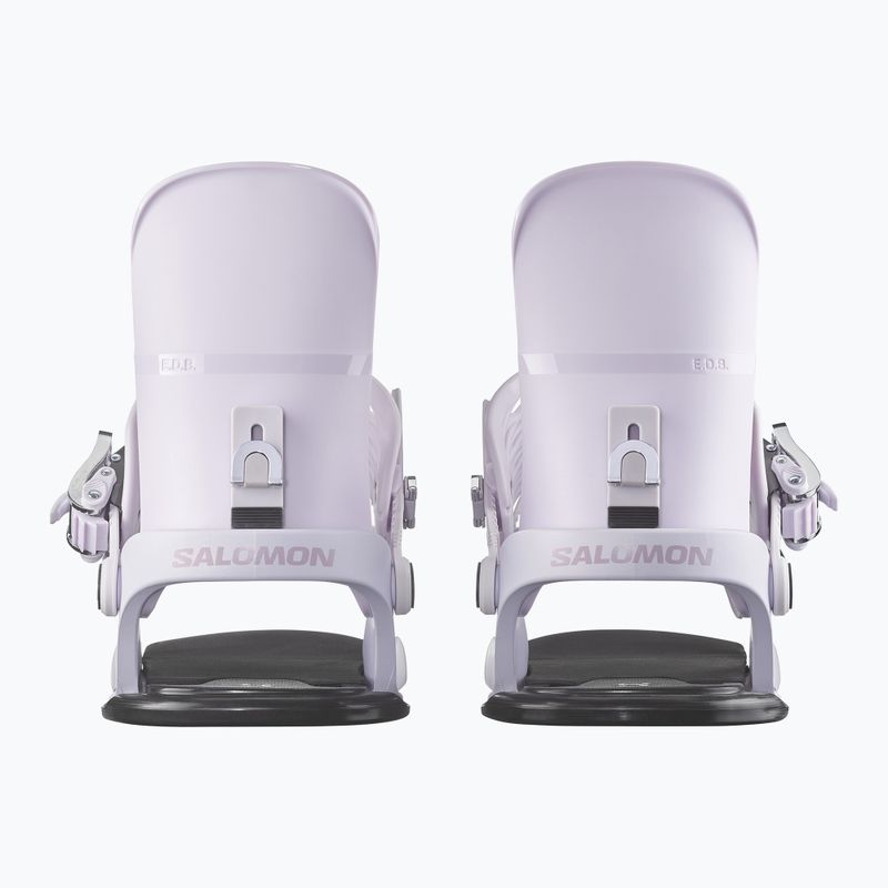 Snowboard Schnürung Salomon EDB violet 3