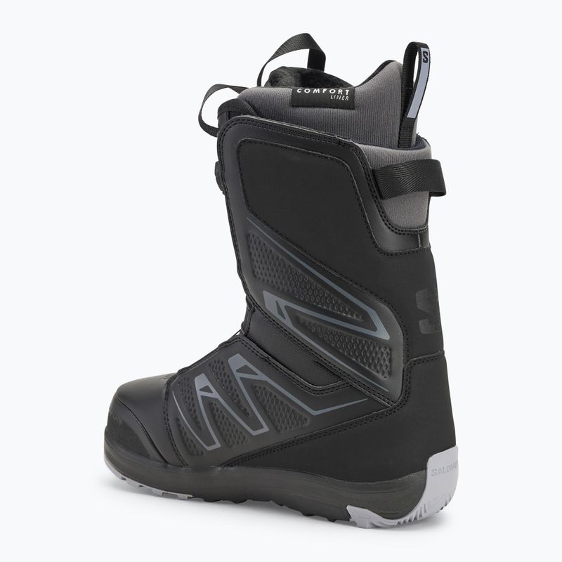 Snowboardschuhe Damen Salomon Ivy Boa SJ Boa W black/black/Lilac gray 2