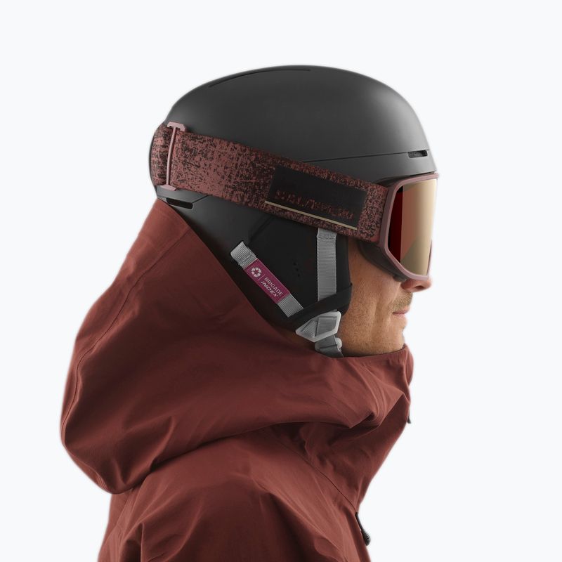 Salomon Brigade Index Skihelm schwarz 5