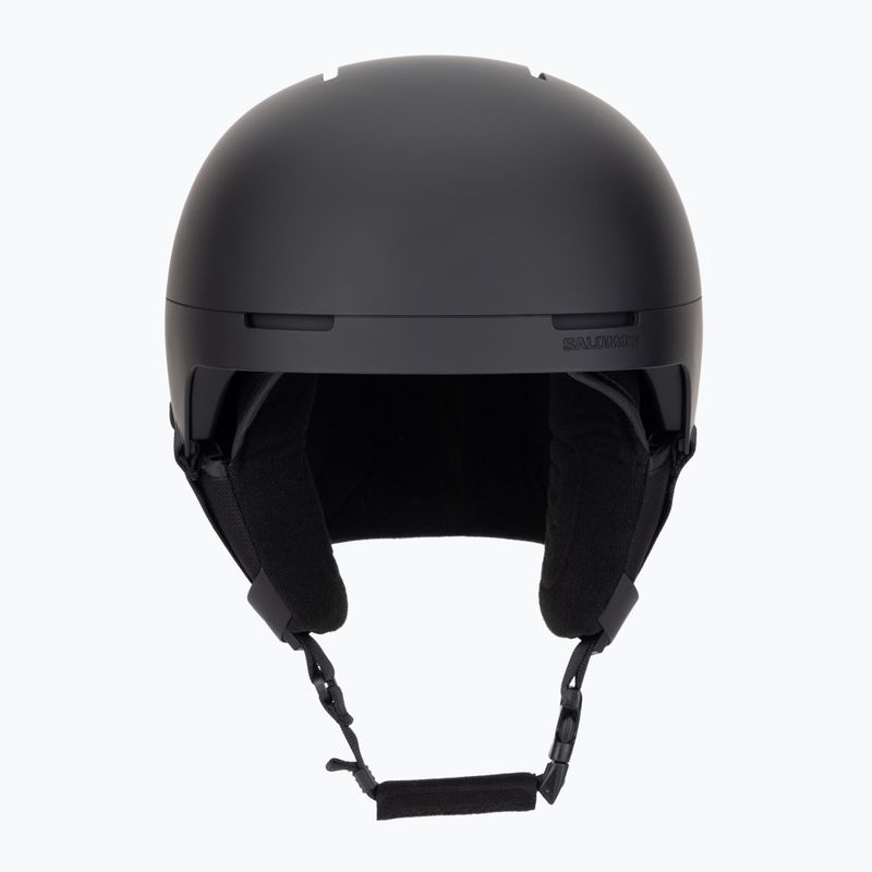 Skihelm Salomon Brigade Round Fit black 2