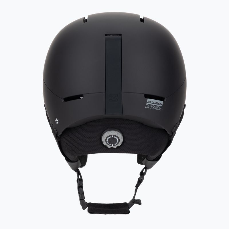 Skihelm Salomon Brigade Round Fit black 4