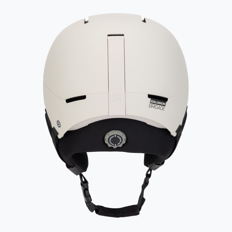 Skihelm Salomon Brigade Round Fit rainy day 4