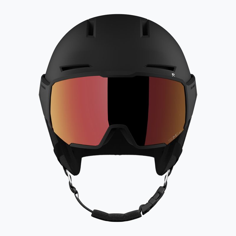 Skihelm Salomon Osmo Pro Sigma Photo black/poppy red 7