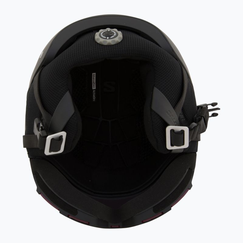 Skihelm Salomon Osmo Pro Sigma Photo black/poppy red 5