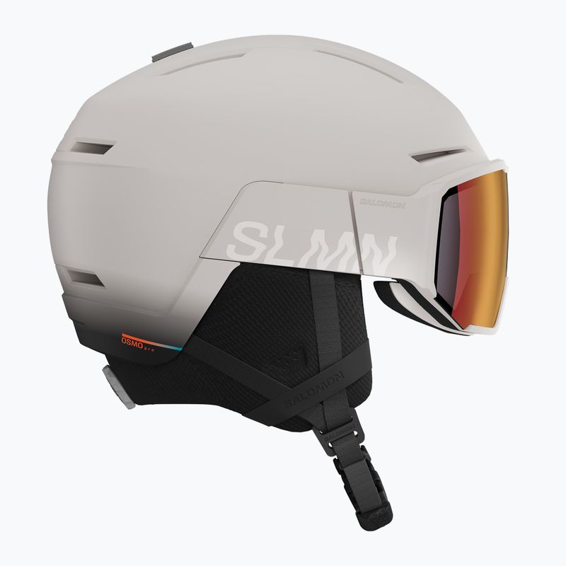 Skihelm Salomon Osmo Pro Sigma Photo grau violett/mohnrot 3