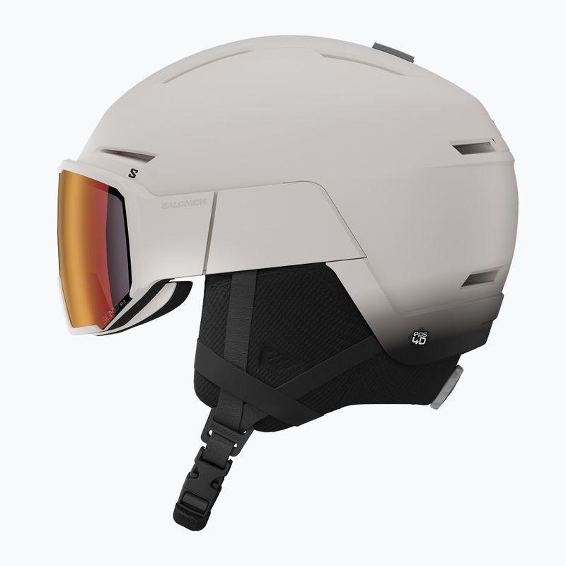 Skihelm Salomon Osmo Pro Sigma Photo grau violett/mohnrot 4