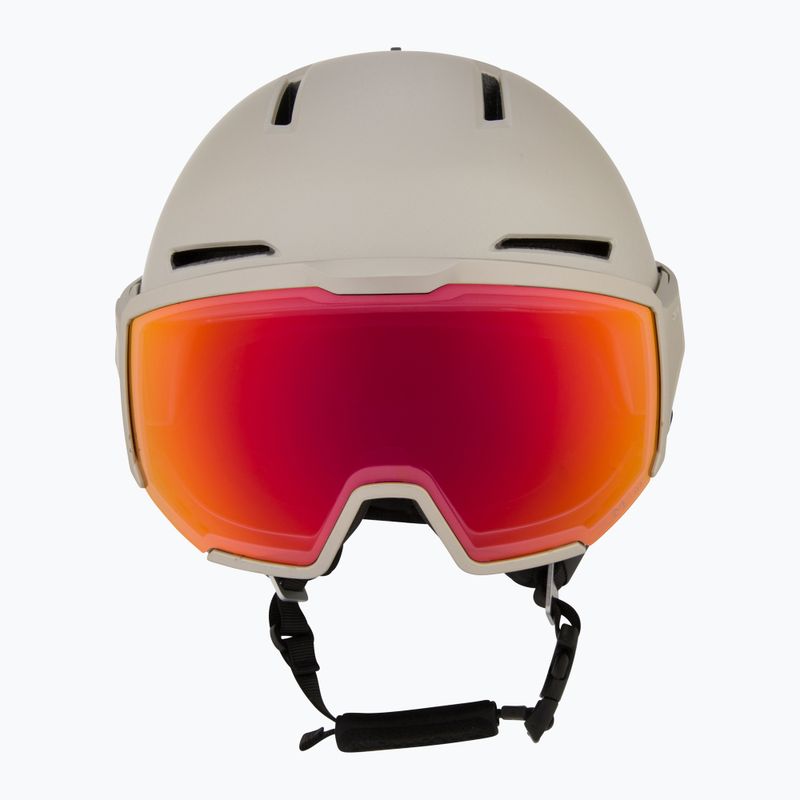 Skihelm Salomon Osmo Pro Sigma Photo light bronze met/black/poppy red 2