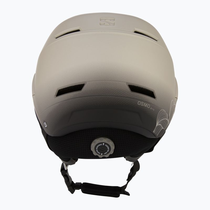 Skihelm Salomon Osmo Pro Sigma Photo light bronze met/black/poppy red 3