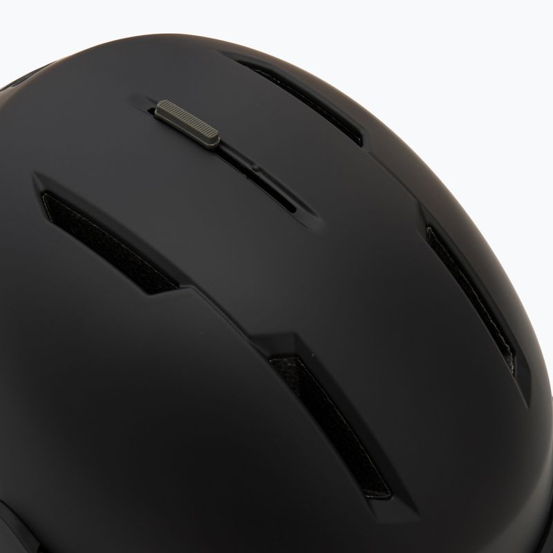 Skihelm Salomon Osmo black/flash tonic orange 9
