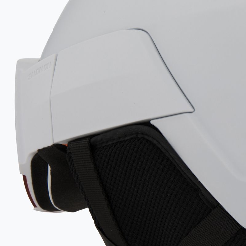 Skihelm Salomon Osmo white/flash tonic orange 8