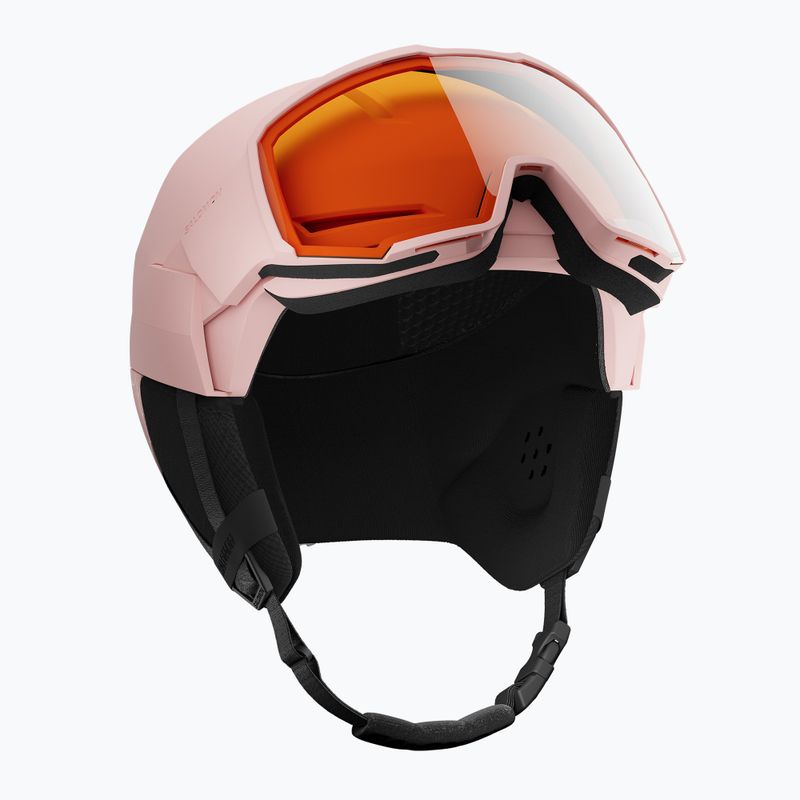 Skihelm Salomon Osmo heavenly pink/black/flash tonic orange 6