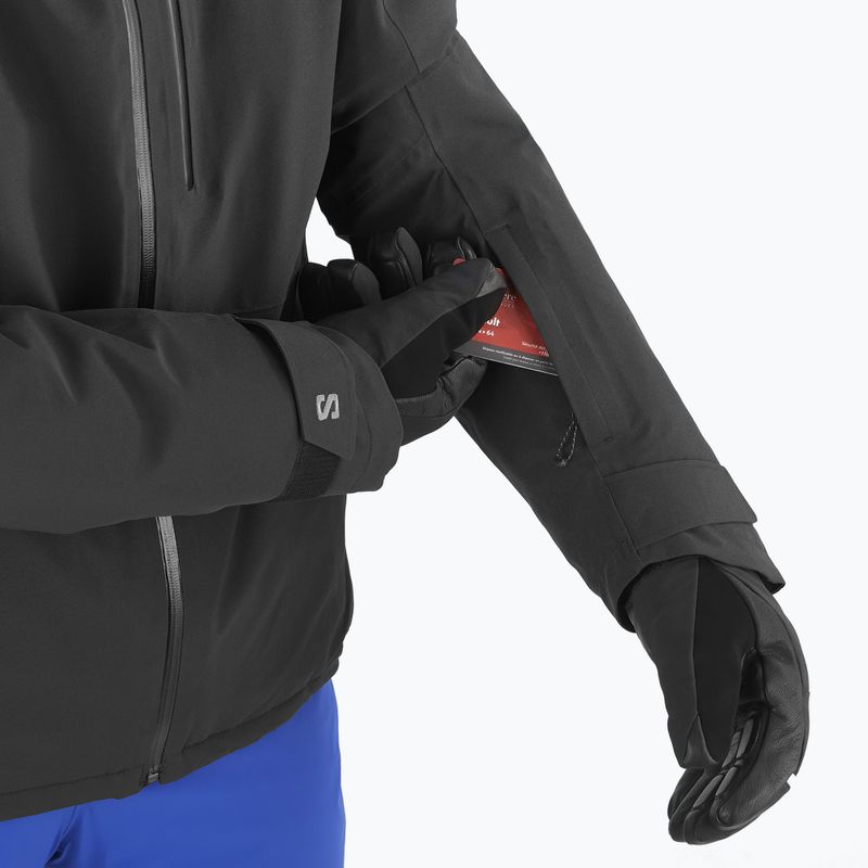 Herren-Skijacke Salomon Highland deep black 4