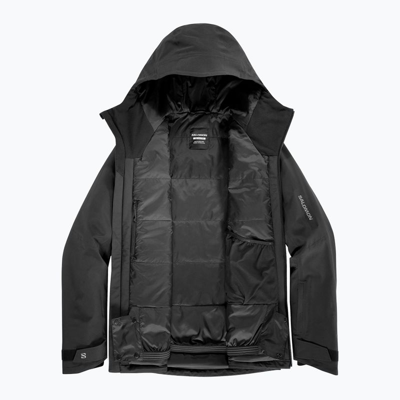 Herren-Skijacke Salomon Highland deep black 8