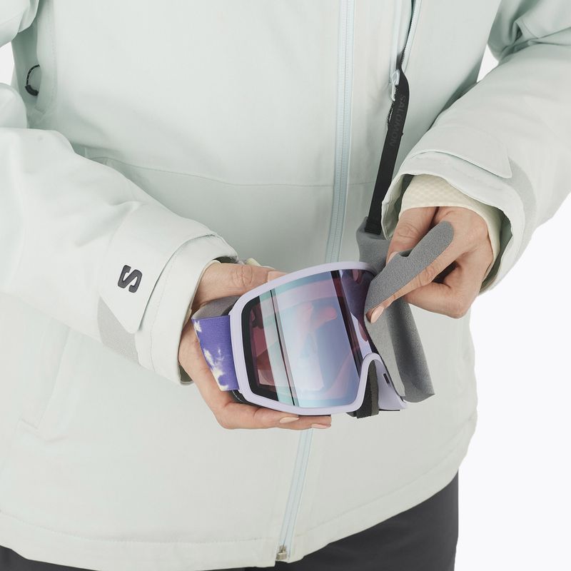 Skijacke Damen Salomon Highland misty blue 5