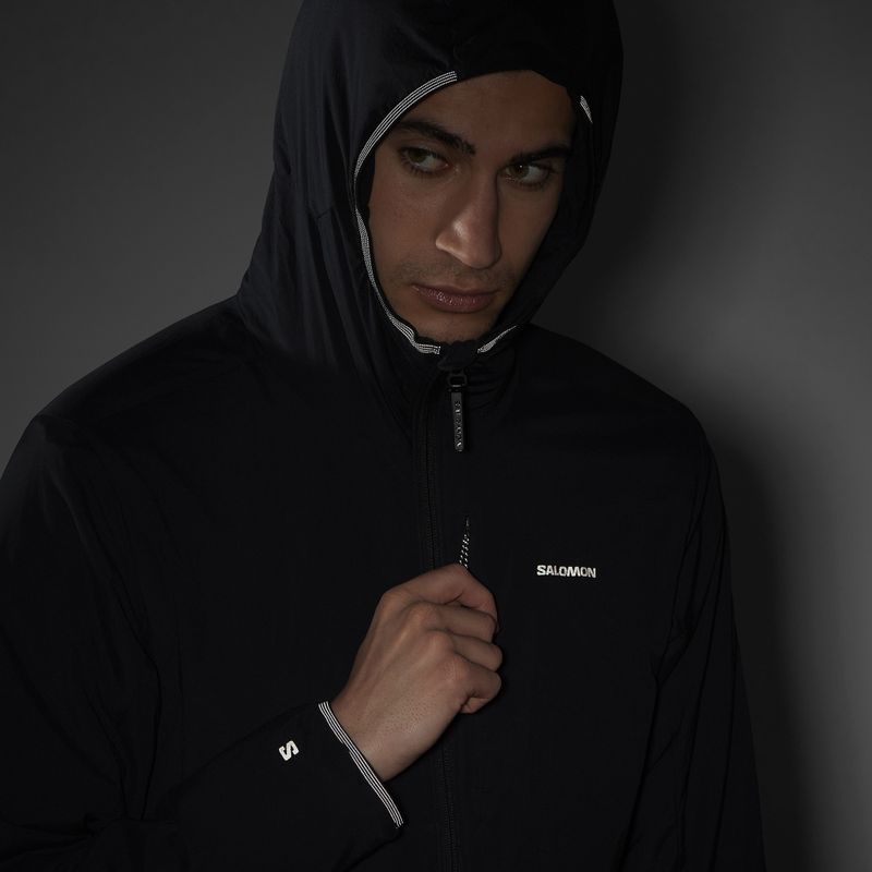 Gefütterte Herrenjacke Salomon Mountain Flex deep black 8