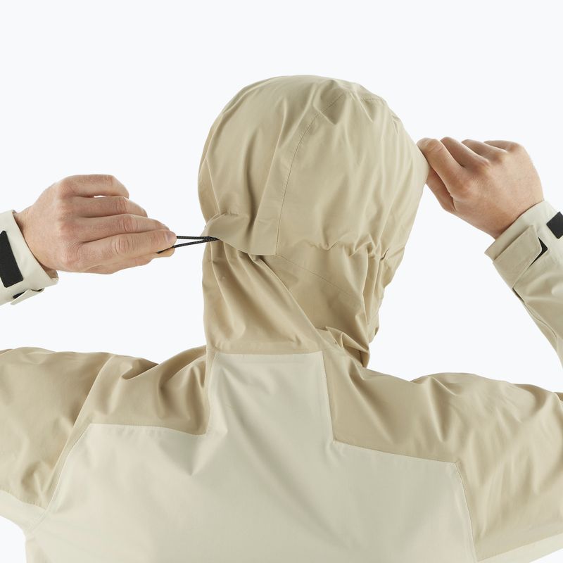 Salomon Outerpath Herren Regenjacke weißer Pfeffer/regnerischer Tag 3