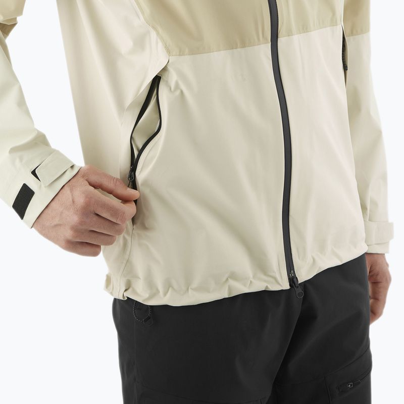 Salomon Outerpath Herren Regenjacke weißer Pfeffer/regnerischer Tag 6