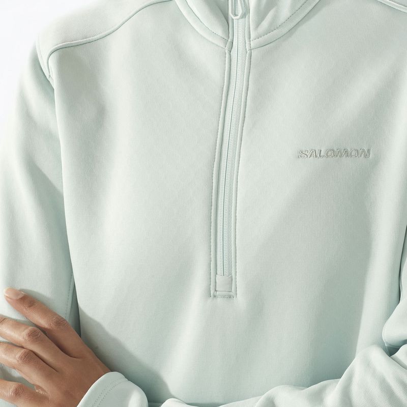 Damen-Trekkingjacke Salomon Essential Midwarm HZ misty blue 3
