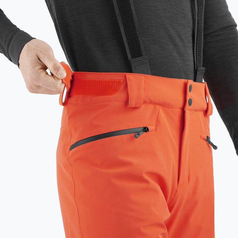 Herren-Skihose Salomon Edge cherry tomato 4