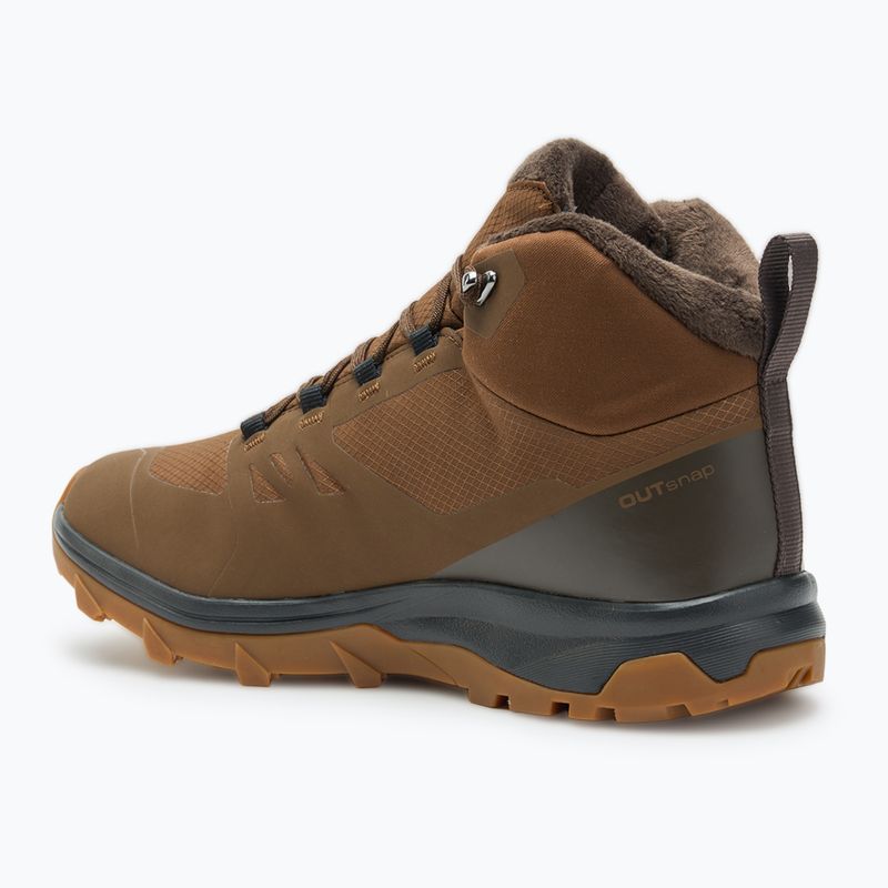 Wanderschuhe Herren Salomon Outsnap CSWP dark darth/ delicioso/ gum 8 3