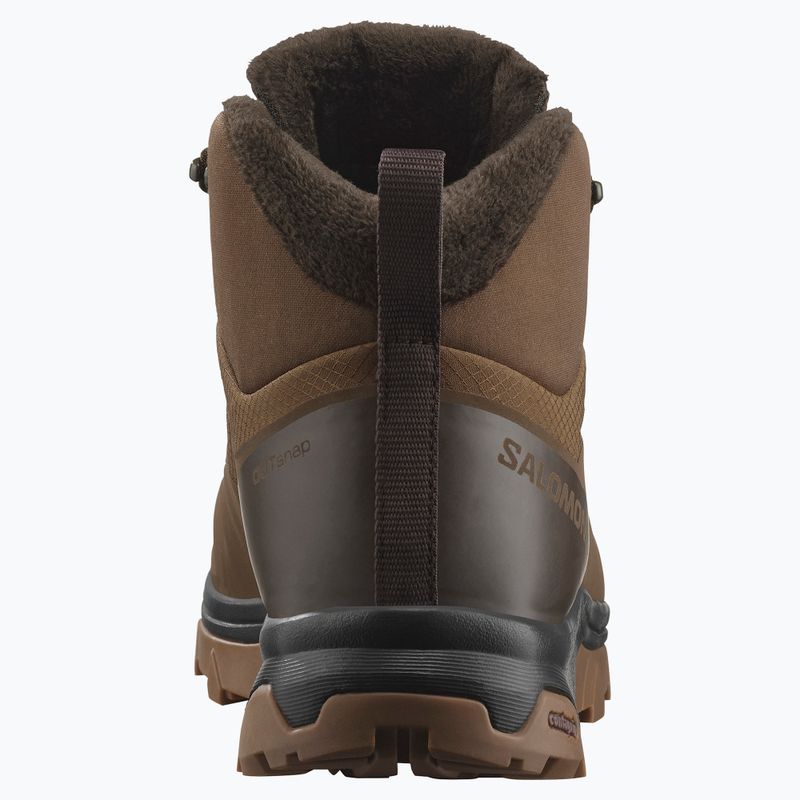 Wanderschuhe Herren Salomon Outsnap CSWP dark darth/ delicioso/ gum 8 11