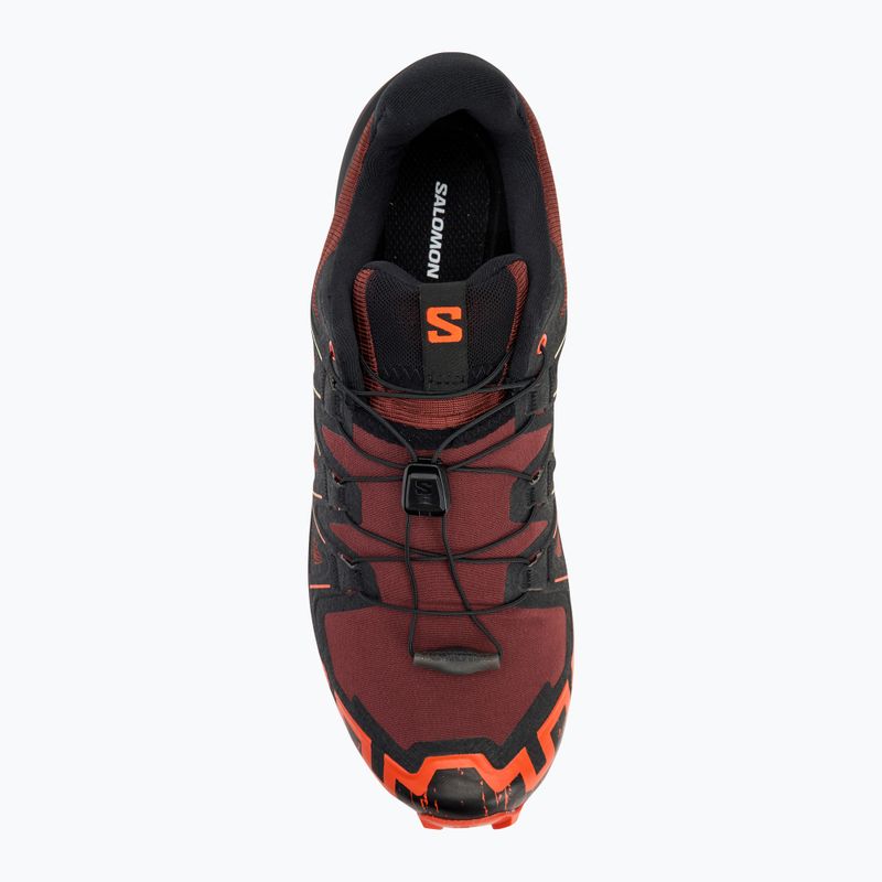 Salomon Speedcross 6 Herren Laufschuhe Rum Rosine/Kirschtomate/Cognac 5