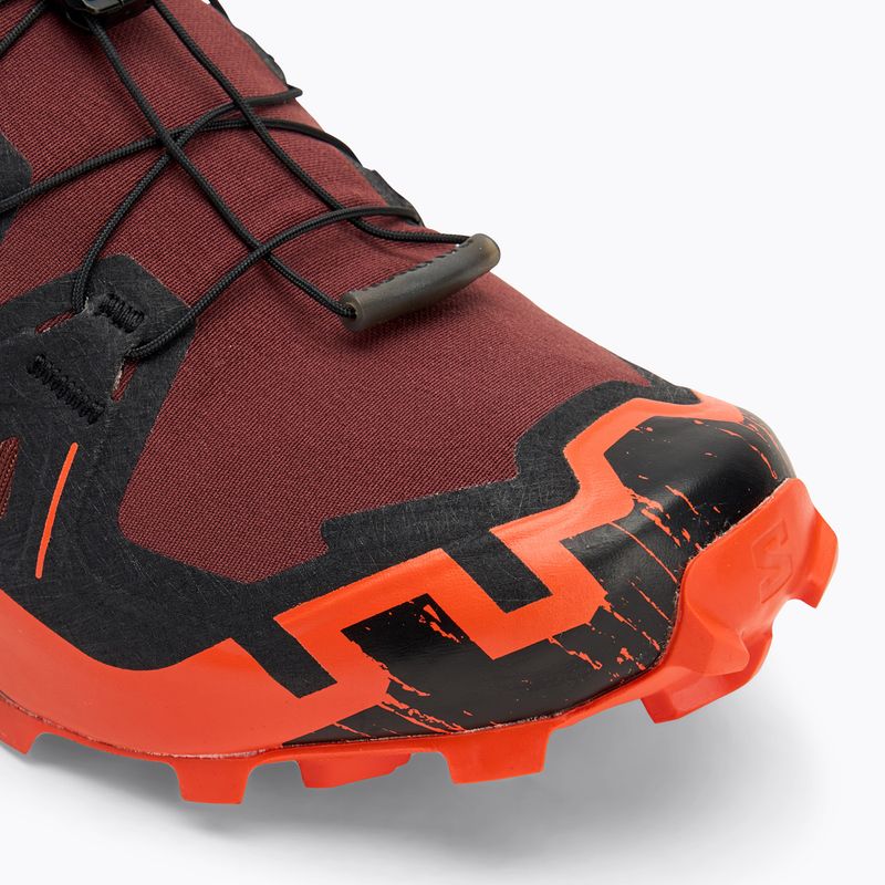 Salomon Speedcross 6 Herren Laufschuhe Rum Rosine/Kirschtomate/Cognac 7