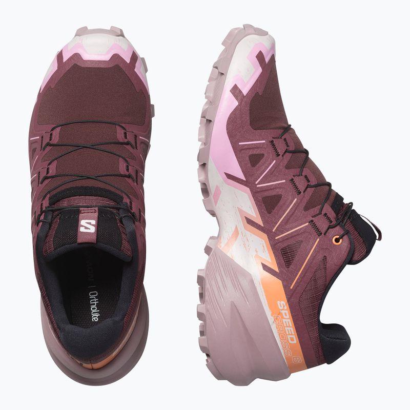 Damen-Laufschuhe Salomon Speedcross 6 catawba grape/papaya/deauville mauve 13