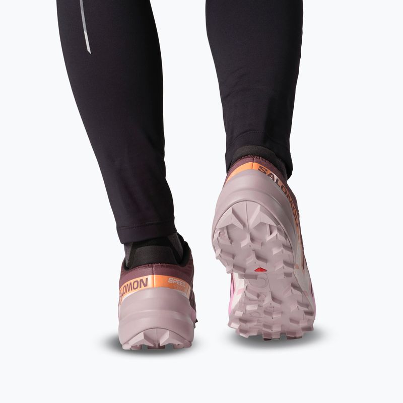 Damen-Laufschuhe Salomon Speedcross 6 catawba grape/papaya/deauville mauve 15