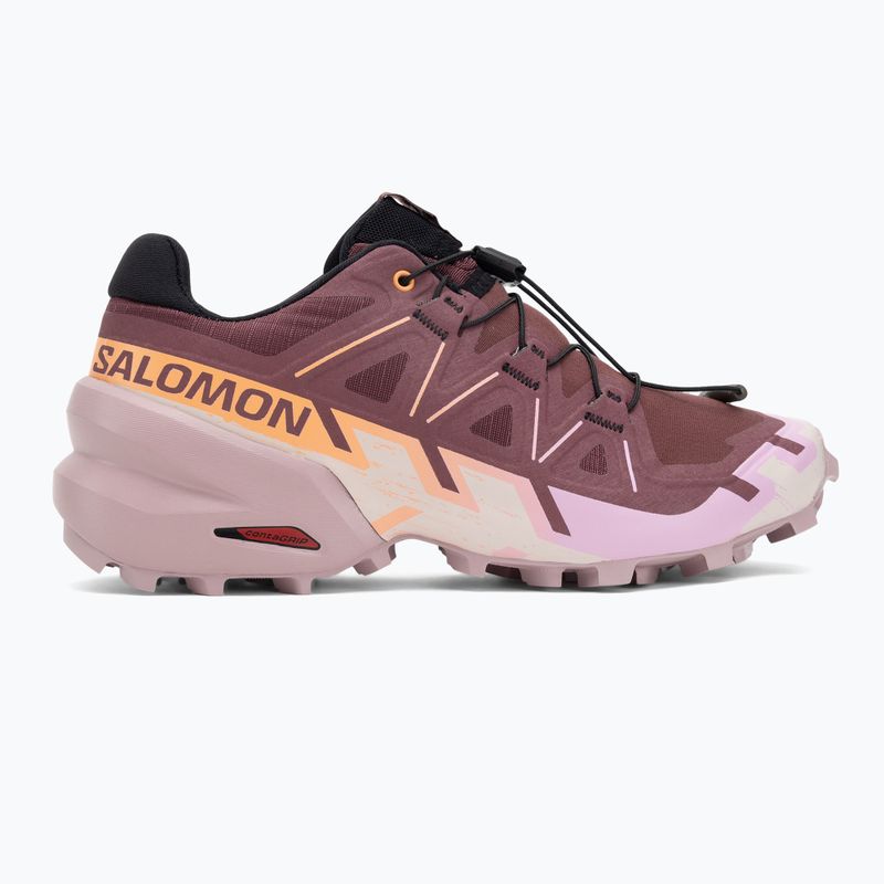 Damen-Laufschuhe Salomon Speedcross 6 catawba grape/papaya/deauville mauve 2