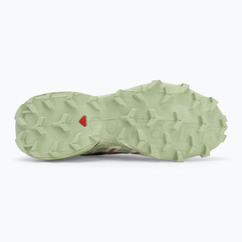 Laufschuhe Damen Salomon Speedcross 6 castlerock/vanilla ice/smoke green 4